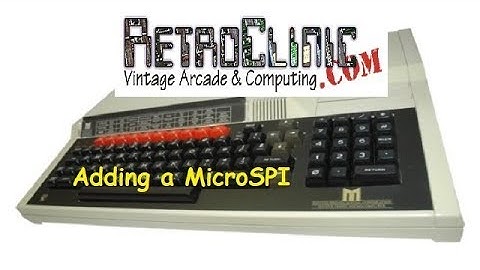 BBC Master with MicroSPI card