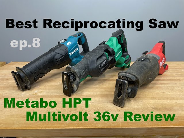 Metabo HPT Multivole 36v Reciprocating saw review | CR36DAQ4 | Best Reciprocating  saw ep.8 - YouTube