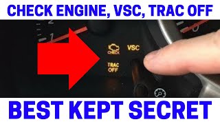 (Part 1) How To Fix Your Check Engine, VSC, Trac Off Warning Lights On