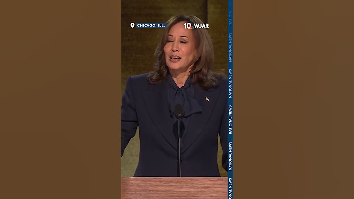 Kamala Harris accepts party nomination at DNC