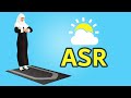 How to pray asr for women beginners  with subtitle