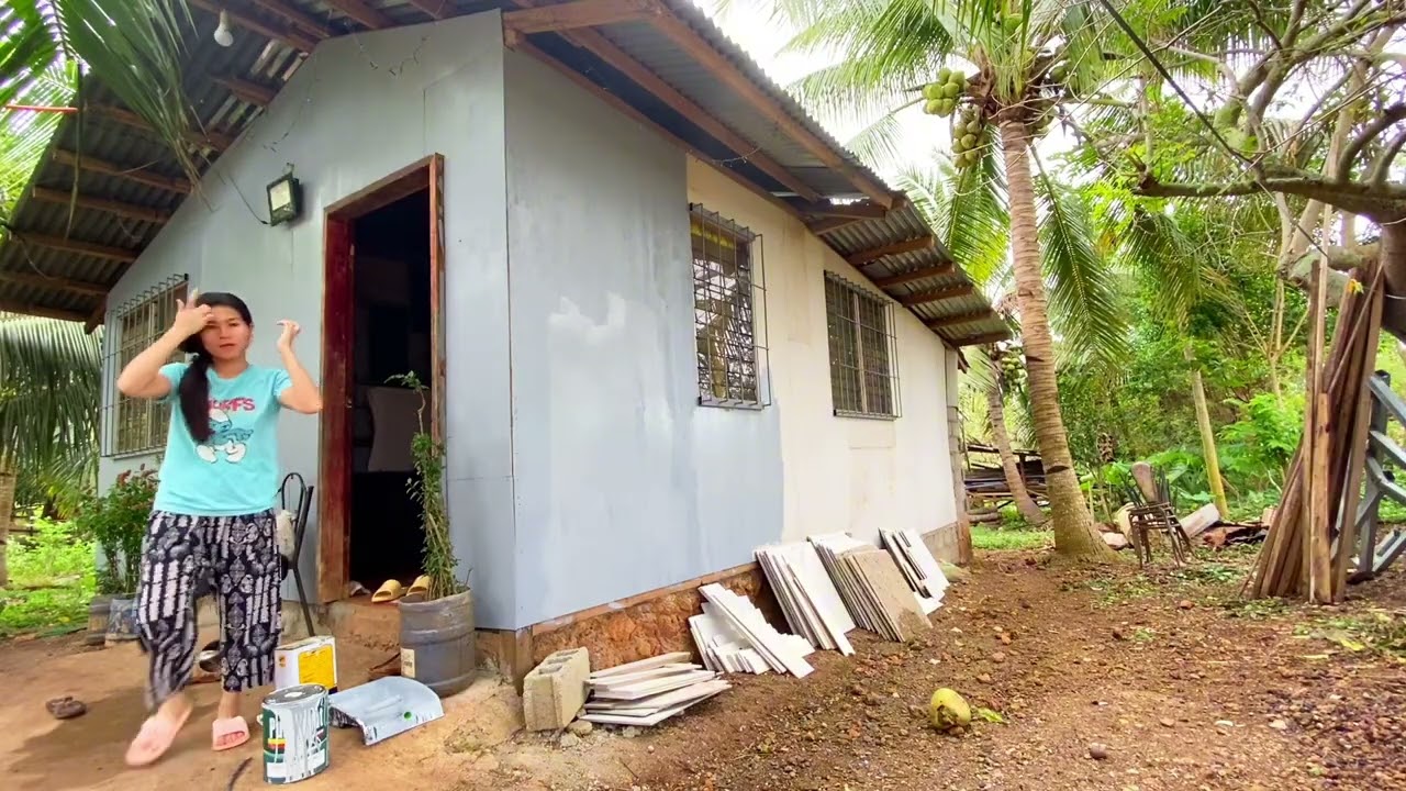 Dahil wala akong ibang content, dahil lagi nalang umuulan. kaya mg pintura nalang. @ChonaAnoosVlog  