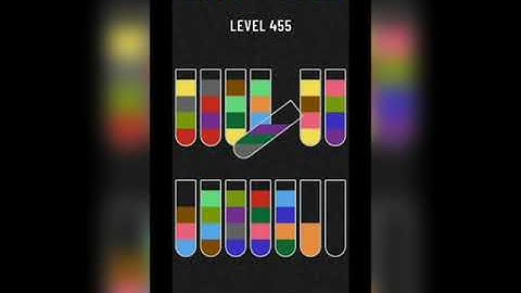 Water sort puzzle level 455