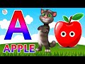 Phonics Song 2 with TWO Words in 3D - A For Airplane - ABC Alphabet Songs with Sounds for Children's