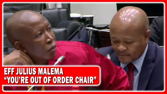 Julius Malema Calls Early Point Of Order On The Chairperson And The Senior Council - YouTube