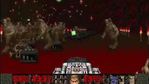 Doom 2 Slaughterfest 3 Level 33 UV with 99.7% in 15:15 (A large triangle)