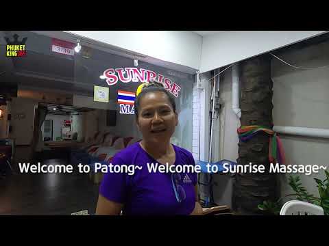 Phuket Thailand Massage road map 02 Patong beach walking street (2021)