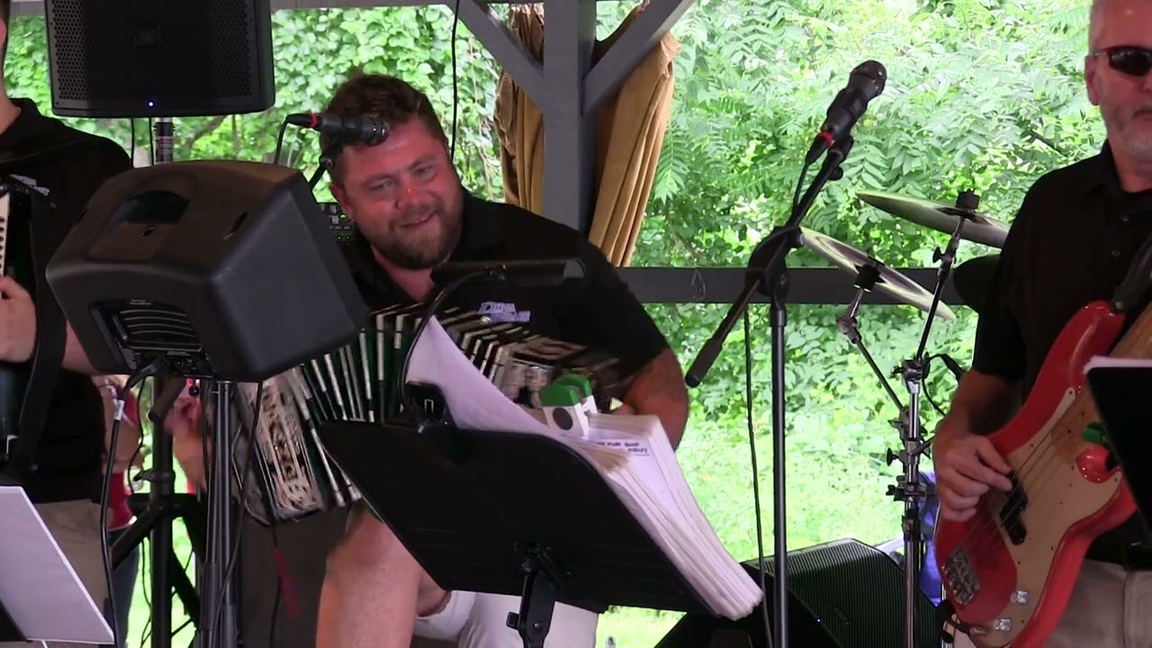 Pickles & Peppers Polka-Dynabrass at the Polkas for Parkinson's, 2024 Pulaski Park,Three Rivers, Ma.