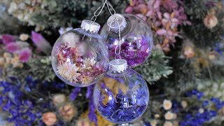 Dried Flower Christmas Ornament Tutorial // Northlawn Flower Farm