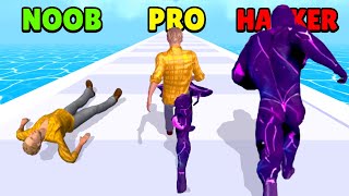 🤢 NOOB vs 😎 PRO vs 😈 HACKER - Super Venom Run | Download App Store APK screenshot 2
