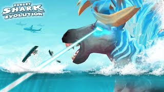 HOWRSEA😱 SKI UNLOCK in hungry Shark EVOLUTION #pixelnova #13 screenshot 1
