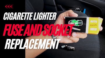 Toyota Auris Cigarette Lighter  Fuse And Socket Replacement