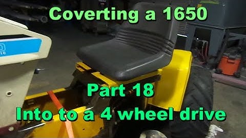 Building a 1650 Cub Cadet 4 wheel drive part 18