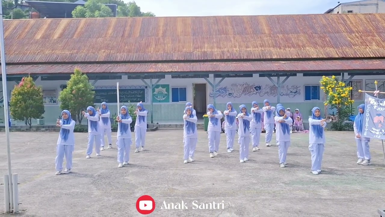 YEL YEL PORSENI (Pekan Olahraga dan Seni)Kelas IX.B Santri Pondok Pesantren Darud Da'Wah Wal Irsyad
