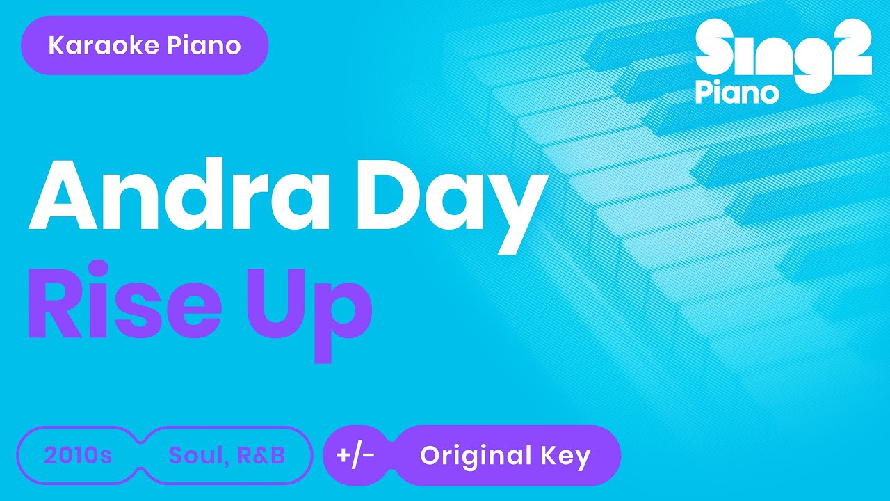 Rise Up Karaoke  Andra Day Piano Karaoke