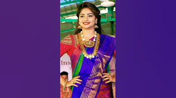 Rachitha Ram saree Love😍#shorts #rachitaram