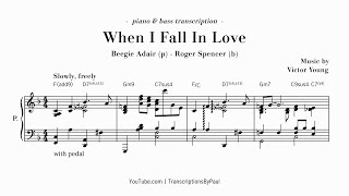 When I Fall In Love - Beegie Adair transcription (sheet music)