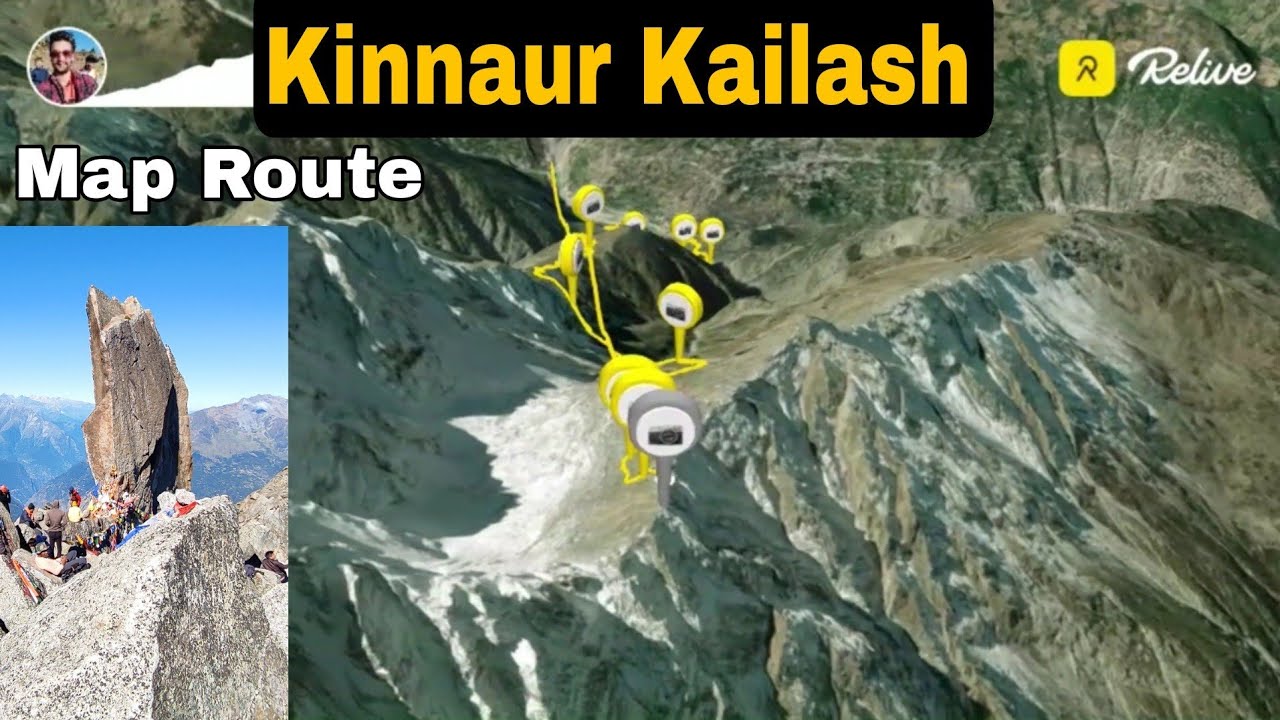 kinner kailash trek route map