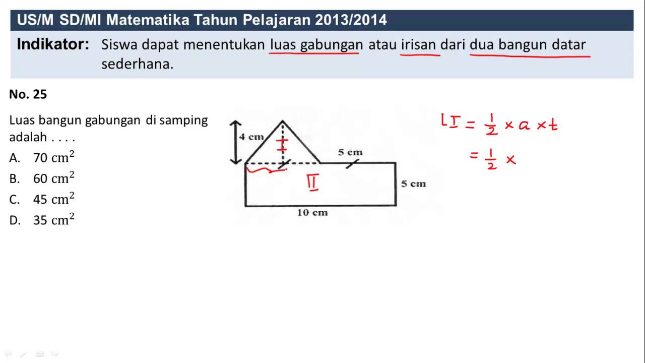  Gambar  Rumus Bangun  Datar  Lengkap Gambarnya Kelas 6 Sd 