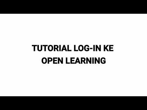 #Tutorial Login Open Learning UMS