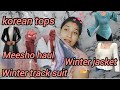 Meesho Haul * korean tops * winter track *suit 👌 😍  must have ✨️ #meesho #views 