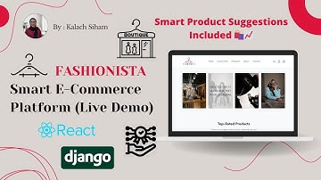👗Build a Smart Fashion E-Commerce Website with React, Django & Machine Learning | Full-Stack Project