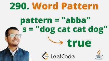 290. Word Pattern || Java || Leetcode || Hindi