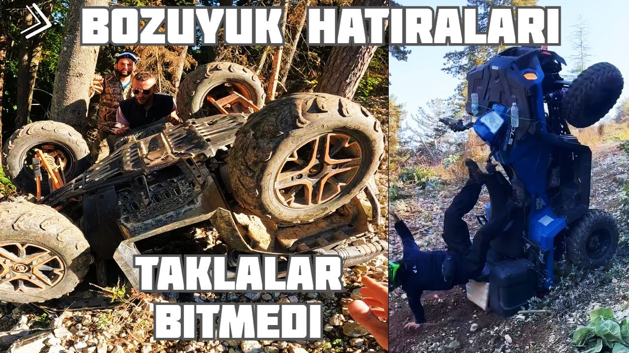 BOYÜZÜKTE MACERA DOLU RAMPALAR - ATV ZORLU PARKUR TAKLALARI - ATV BULUŞMA