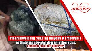 Fishermen find an ambergris or “whale vomit” said to be worth millions?! | Kapuso Mo, Jessica Soho