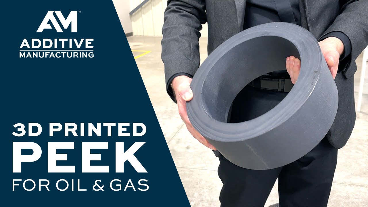 3D Printed Parts for Oil and Gas Industry Made of PEEK