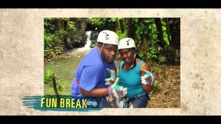 Fun Break: Nicole & Brian Enjoy Ziplining, River Tubing and Horseback Riding !