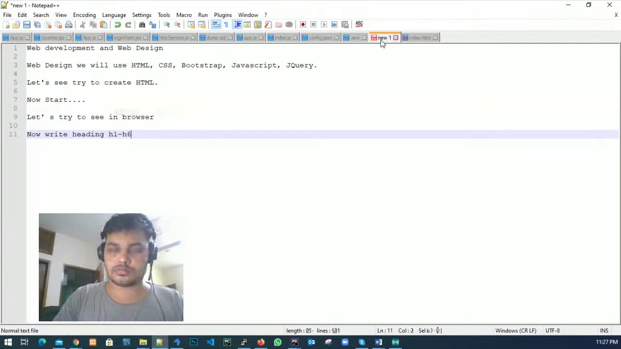 Learn Basic Html part one - YouTube