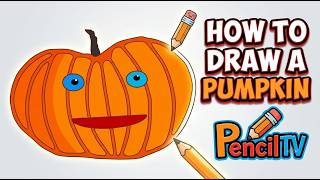 How to draw a pumpkin