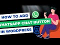 How to Add WhatsApp Chat Button to WordPress Chaty &amp; Joinchat