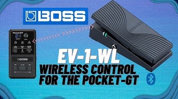 BOSS EV-1-WL Unboxing and connecting with the BOSS PocketGT | Bluetooth wireless Expression+Switches