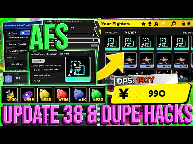 ✓Anime Fighters Simulator , AFS✓] Multi Open ( 799 Robux ), Cheap + Pay  throught Gift in Game