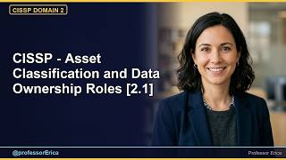 CISSP - Asset Classification and Data Ownership Roles [2.1] (2026)