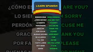 Learn Spanish