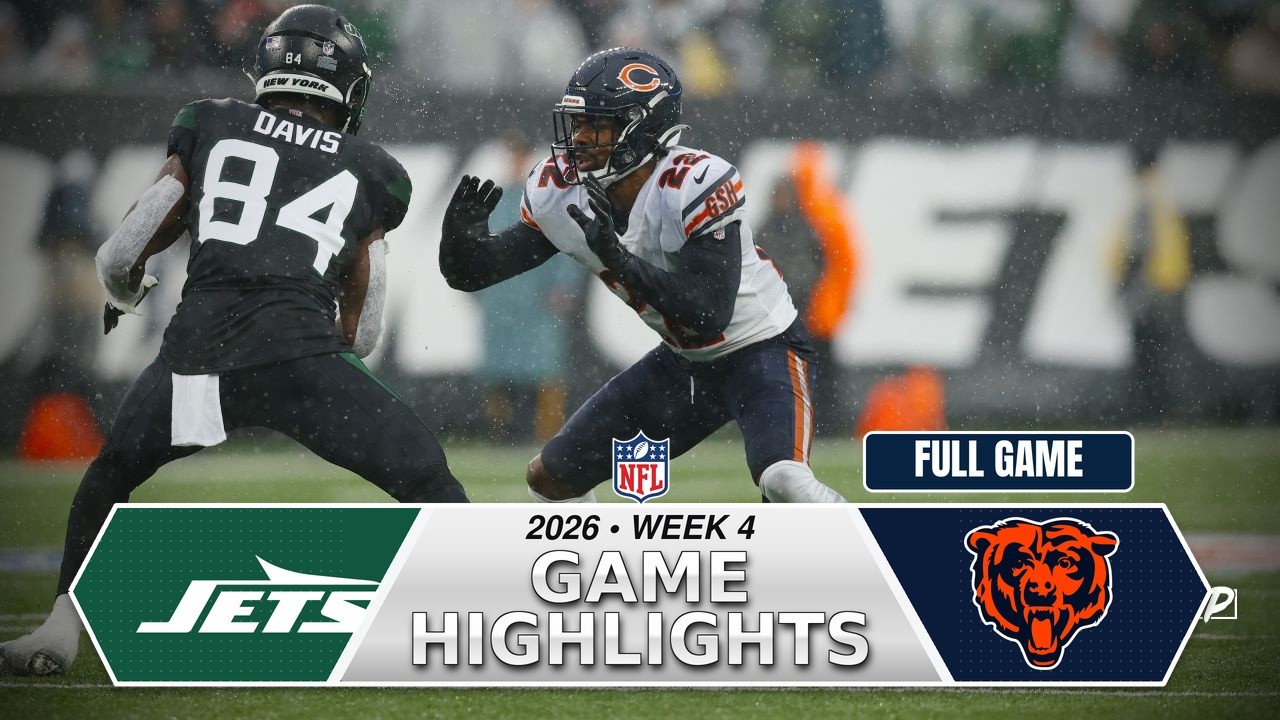 Bears vs Jets | Full Game Highlights | NFL Week 4, 2026