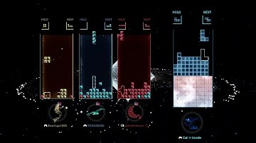 Defeating the Boss in Ranked Match (Connected vs.) - Tetris Effect Connected - Steam on laptop