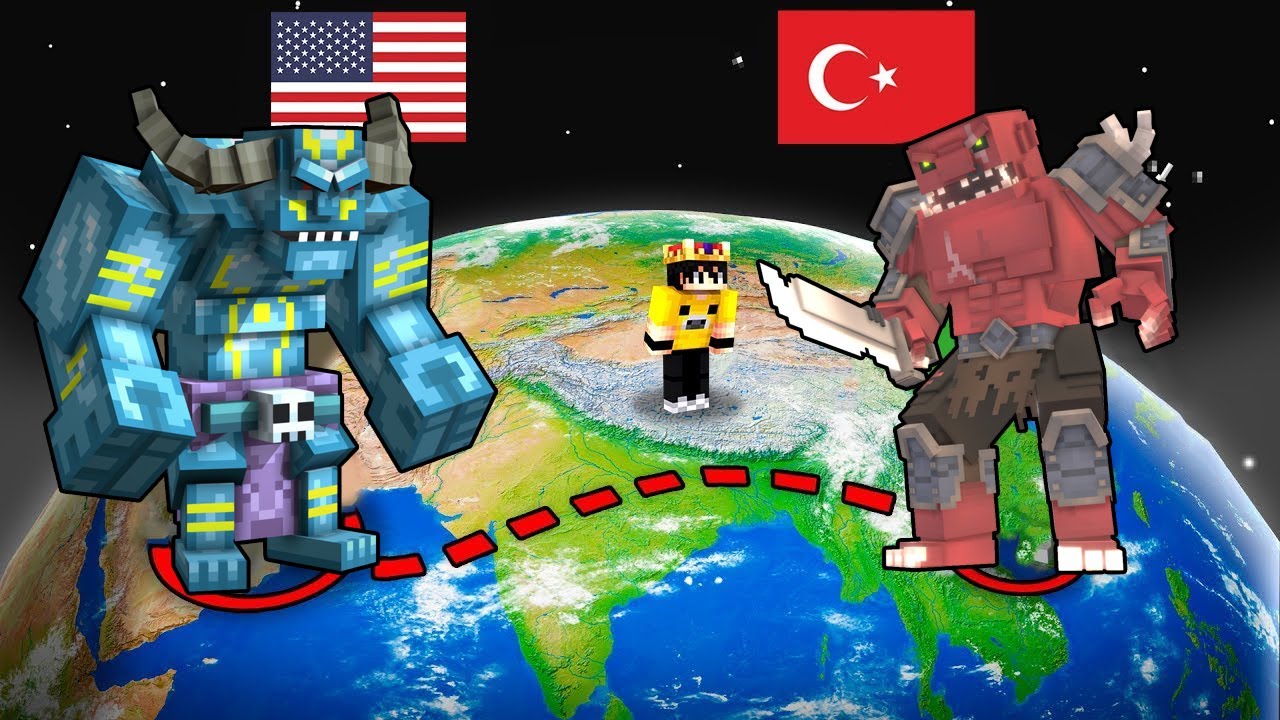 Minecraft'ta YASAKLANAN TANRI MODU DÜNYA SAVAŞINDA!