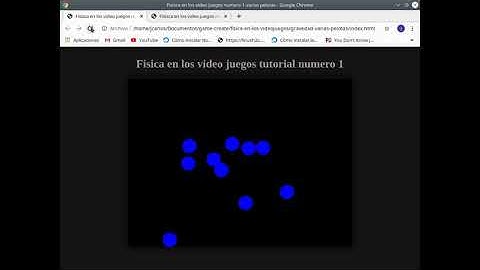 Creación de juegos con Html5 y javascript (Física en los videojuegos)