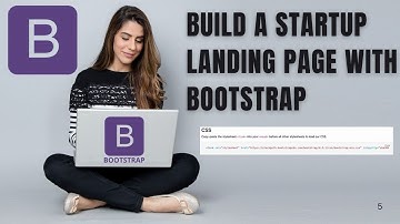 Build a Startup Landing Page with Bootstrap | Beginner-Friendly Tutorial