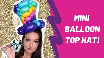 Easy WOVEN BALLOON HAT Tutorial  - Learn Balloon Animals with Holly!