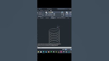 AutoCAD Helix Command Tutorial: Design a Perfect Spring #autocad #autocadblocks
