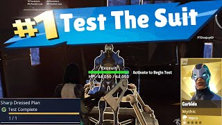 Test The Suit Save the World Sharp Dressed plan Blockbuster Fortnite
