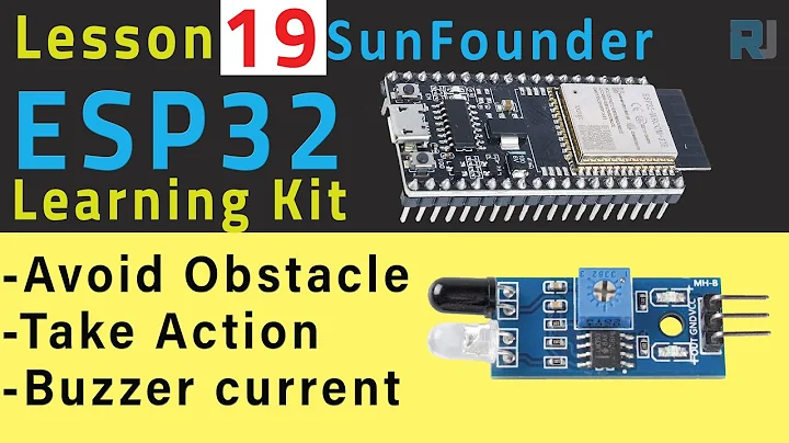 ESP32 Tutorial 19 - Detecting Obstacle using Infrared Sensor | SunFounder's ESP32 IoT Learning kit