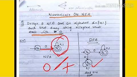 Design a NFA that accepts strings start with 0 - lecture25/toc