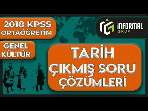 2018 KPSS Ortaöğretim Tarih Çıkmış Soru Çözümleri | Tüm Sorular
