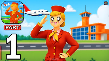 Airport Idle - Gameplay Walkthrough Part 1 - Create A Perfect Airport Terminal (Android, iOS)